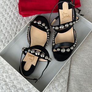 Louboutin authentic black sandals